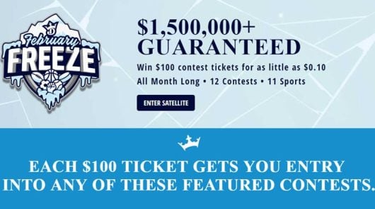 February Freeze – DraftKings Daily Fantasy Contest Promotions