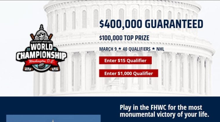 DraftKing’s Fantasy Hockey World Championships