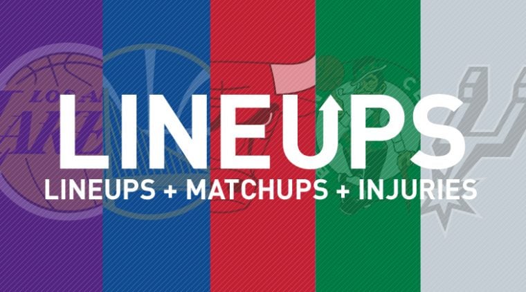 NBA Projected Starting Lineups, Matchups, Injury News 3/1/19