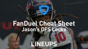 FanDuel NFL Wild Card Round Cheat Sheet: Daily Fantasy Rankings, Projections, Stacks (Free Download)