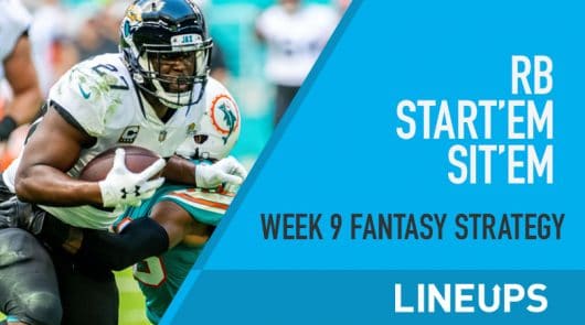 Week 9 RB Start’em, Sit’em: Running Back Fantasy Football Strategy