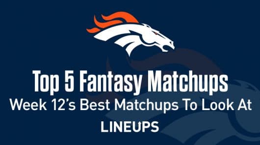 Top 5 Fantasy Matchups to Target in Week 12: Phillip Lindsay In Sneaky Good Spot