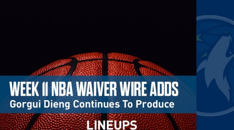 Week 11 NBA Waiver Wire Adds: Gorgui Dieng Continues To Produce In Town’s Absence