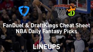 FanDuel & DraftKings NBA Cheat Sheet 1/30/20