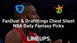 FanDuel & DraftKings NBA Cheat Sheet 2/4/20