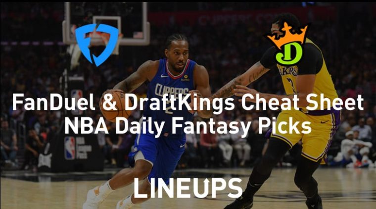 FanDuel & DraftKings NBA Cheat Sheet 1/16/19