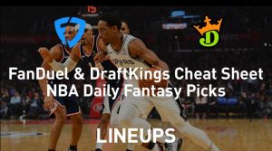 FanDuel & DraftKings NBA Cheat Sheet 1/27/20
