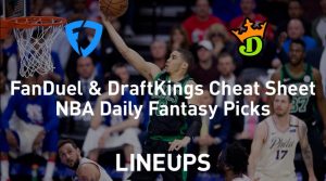 FanDuel & DraftKings NBA Cheat Sheet 2/25/20