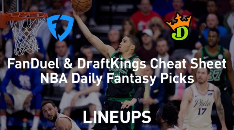 FanDuel & DraftKings NBA Cheat Sheet 2/25/20