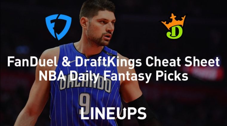FanDuel & DraftKings NBA Cheat Sheet 2/10/20