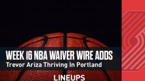 Week 16 NBA Waiver Wire Adds: Trevor Ariza Thriving In Portland