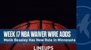 Week 17 NBA Waiver Wire Adds: Malik Beasley Has New Role In Minnesota