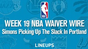 Week 19 NBA Waiver Wire Adds: Anfernee Simons Picking Up The Slack In Portland