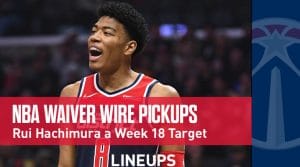 Week 18 NBA Waiver Wire Adds: Jordan Clarkson vs. Rui Hachimura