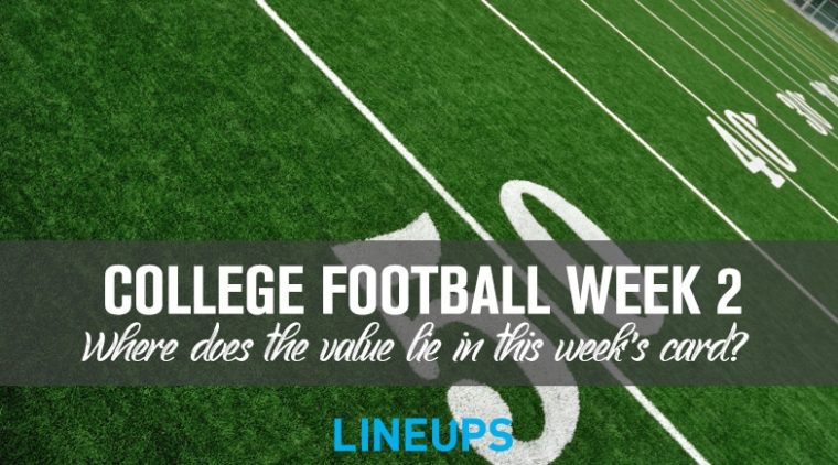 College Football Week 2 Breakdown; Where is the Value?