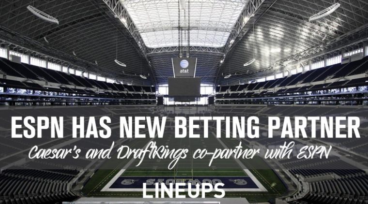 Caesar’s Entertainment and DraftKings Form Multi-Year Partnership with ESPN
