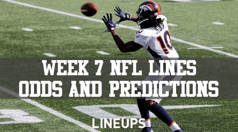 NFL Week 7 Lines &amp; Predictions