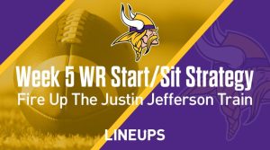 Week 5 WR Start, Sit Fantasy Strategy: Fire Up The Justin Jefferson Train Again