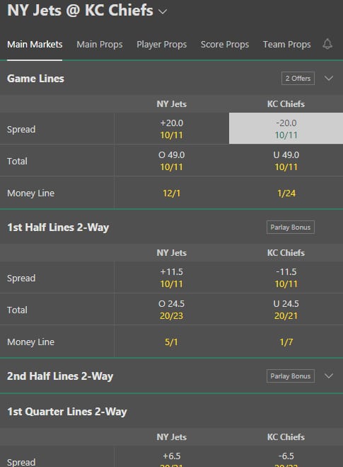 bet365 making a bet