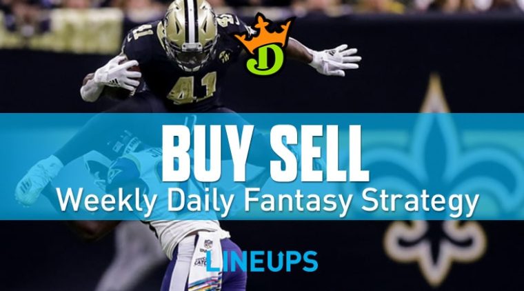 DraftKings NFL Week 5 Buy Sell + Optimal DFS Lineups