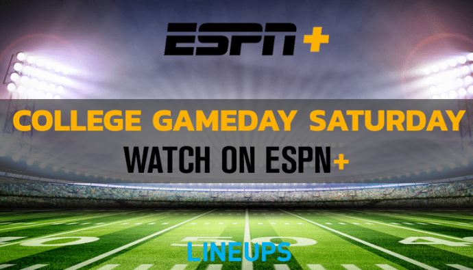 Watch College Football this Saturday on ESPN+