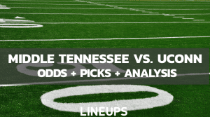 Middle Tennessee vs. Connecticut: Betting Odds, Picks, and Predictions (10/22/21)
