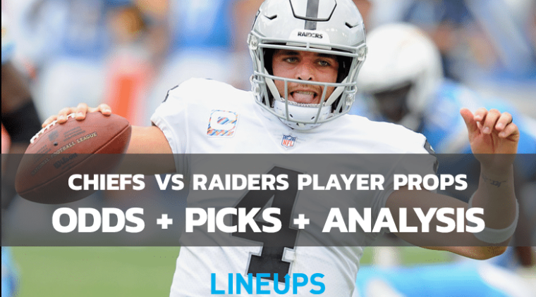 Kansas City Chiefs vs. Las Vegas Raiders Player Props (11/14/21)
