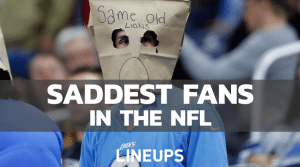 Survey Reveals Saddest Fans in the NFL