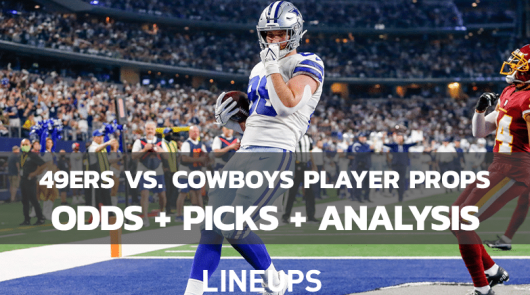 San Francisco 49ers vs. Dallas Cowboys Player Props (1/16/22)
