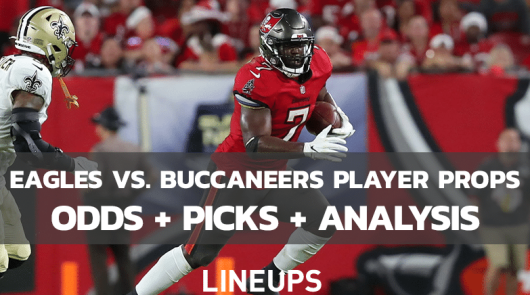 Philadelphia Eagles vs. Tampa Bay Buccaneers Player Props (1/16/22)