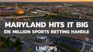 Maryland Reports Over $16 Million in Sports Bets Placed in First Month