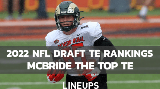 NFL 2022 Draft Positional Rankings: Tight End