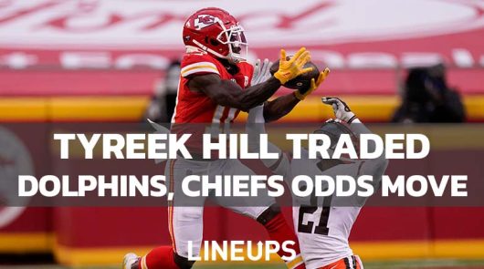 Sportsbooks React to the Dolphins’ Trade for Tyreek Hill