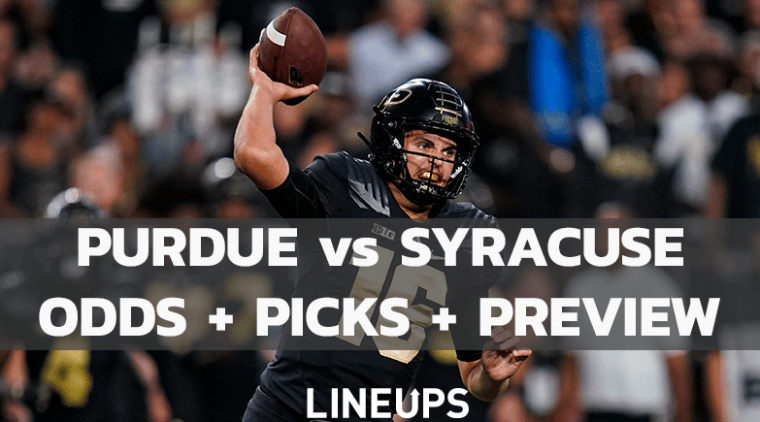 Purdue Boilermakers vs Syracuse Orange Odds, Picks, Predictions (9/17/22)