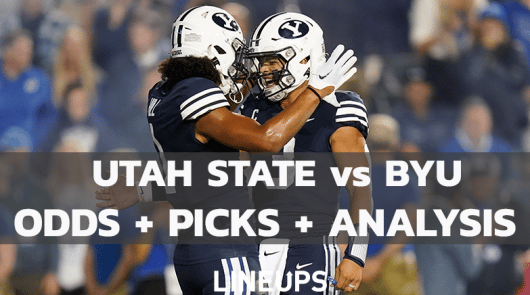 Utah State Aggies vs BYU Cougars Odds, Picks, Predictions (9/29/22)