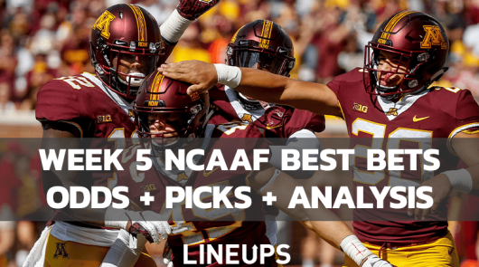 College Football Week 5 Best Bets, Picks, Predictions: Best Bets For UCLA, Minnesota, Kansas & More
