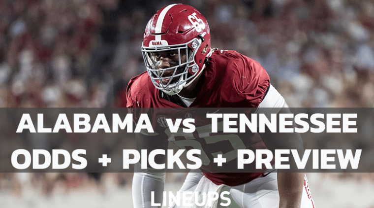 Alabama Crimson Tide vs Tennessee Volunteers Odds, Picks, Predictions (10/15/22)