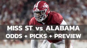 Mississippi State vs Alabama Odds, Picks, Predictions (10/22/22)