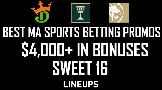 Massachusetts Sportsbooks Offer Over $4,000 In Sweet 16 Betting Bonuses