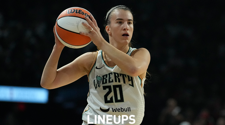 New York Liberty Starting Lineup vs Las Vegas Aces