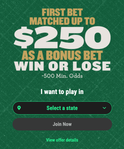 Caesars Sportsbook Signup Page