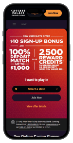 Caesars Casino App and Browser Access portrait