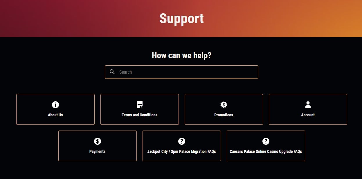 Caesars Casino Support Options for Alberta Players