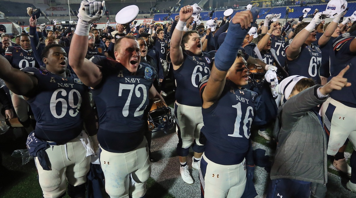 Navy Midshipmen Bowl Win