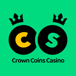 Crown Coins green bg cube