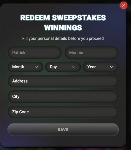 Redeem a prize icon