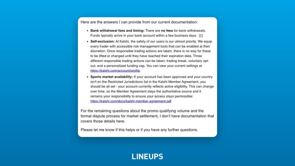Email support answer