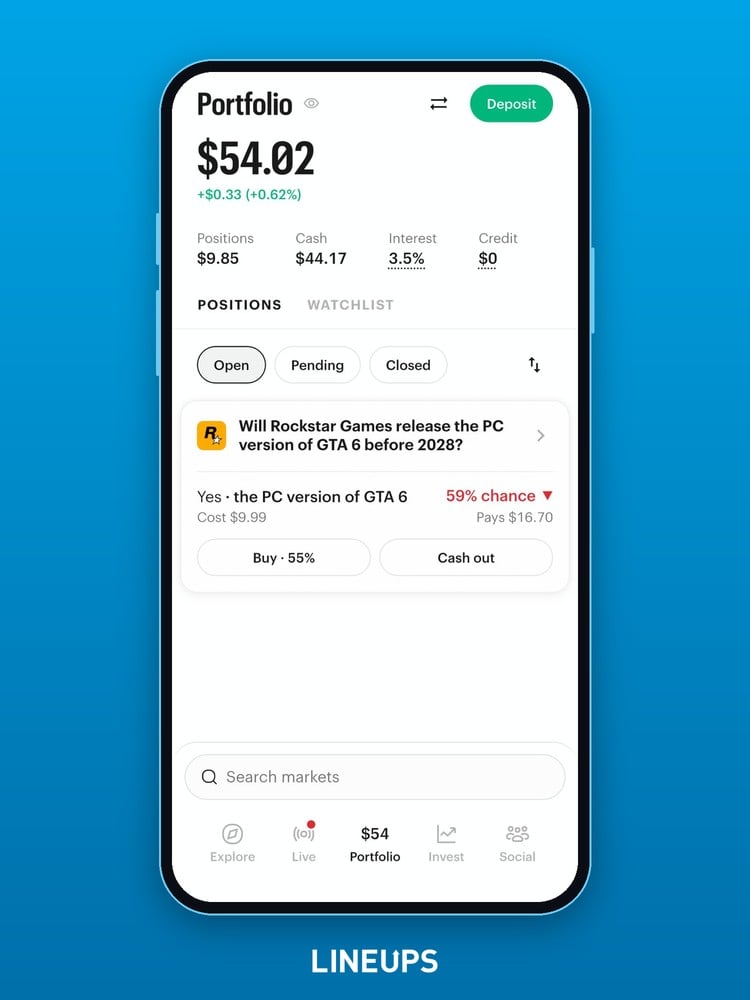 Portfolio and interest