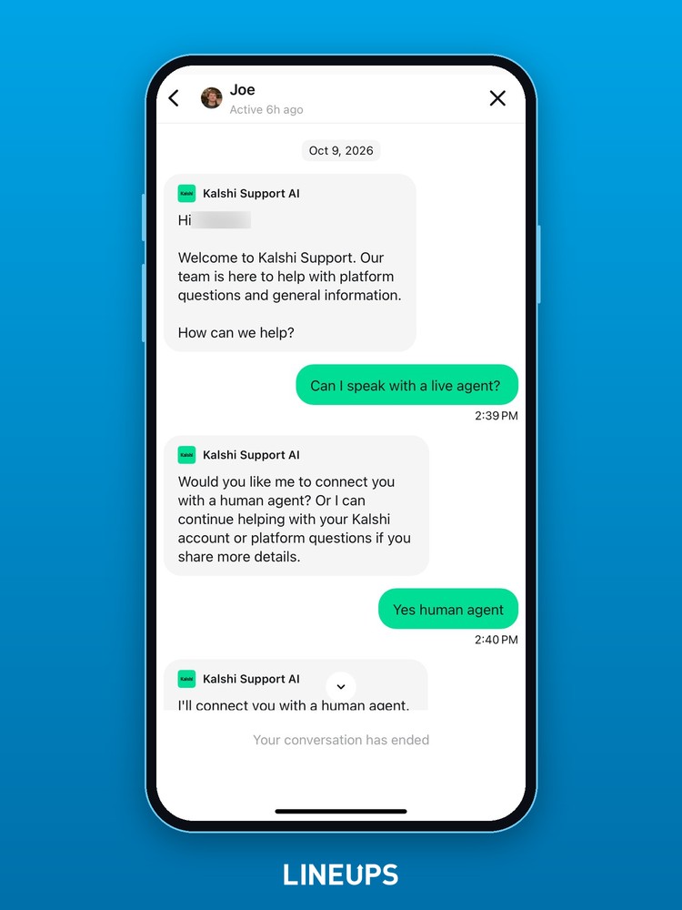 Human agent request