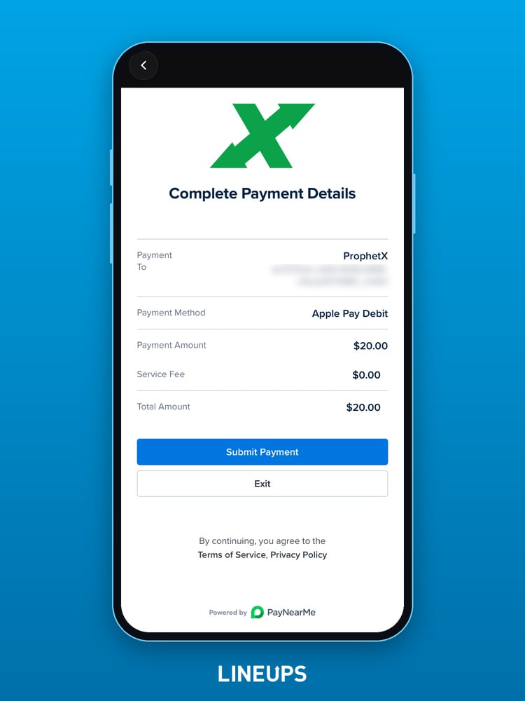 Apple Pay deposit